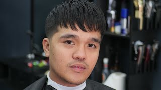 Taper Textured Fringe | Haircut Tutorial