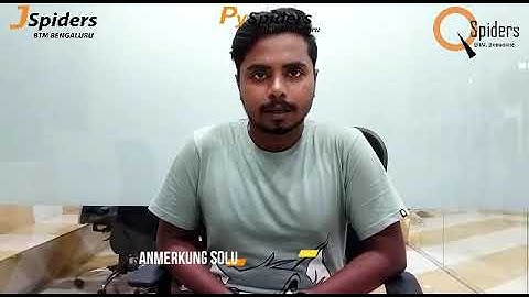 SUCCESSFULLY PLACED AS SOFTWARE DEVELOPER from JSpiders BTM | STUDENT REVIEW | 2022 Placements