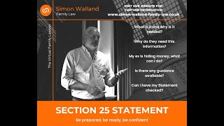Section 25 Statement