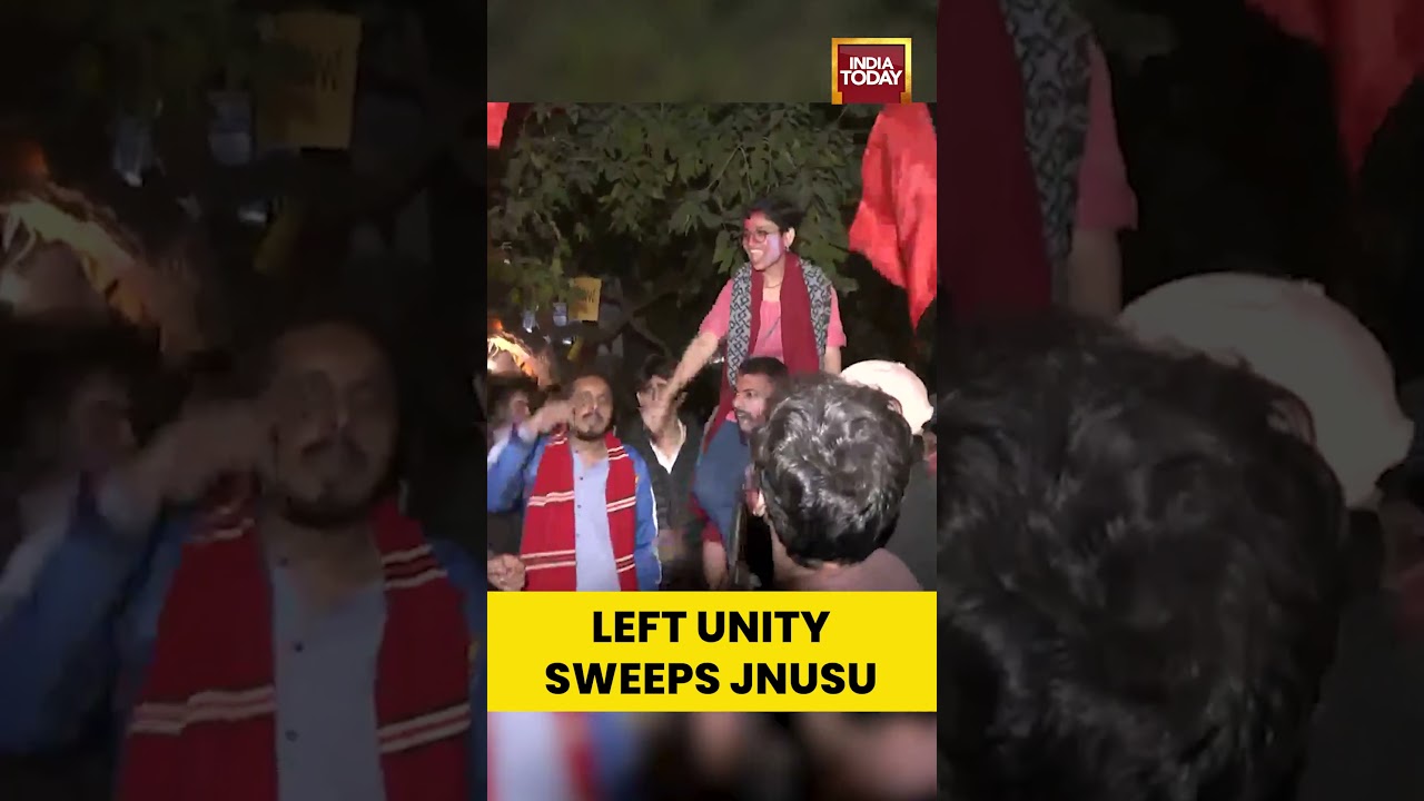 Left Unity Sweeps JNUSU Elections