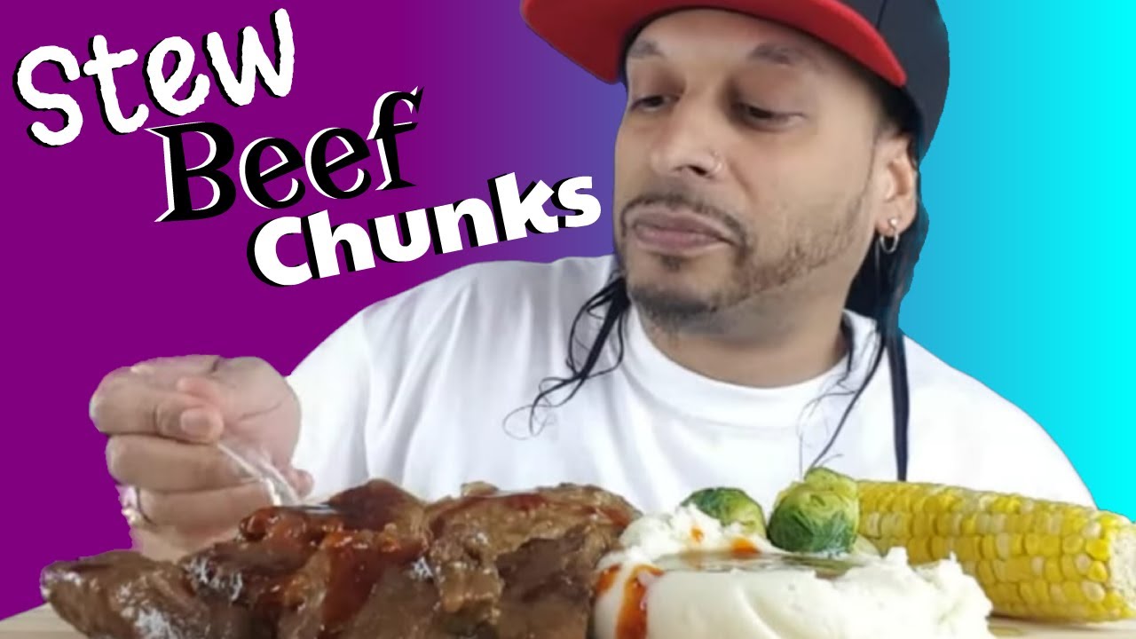 Stew Beef Chunks Mukbang - YouTube