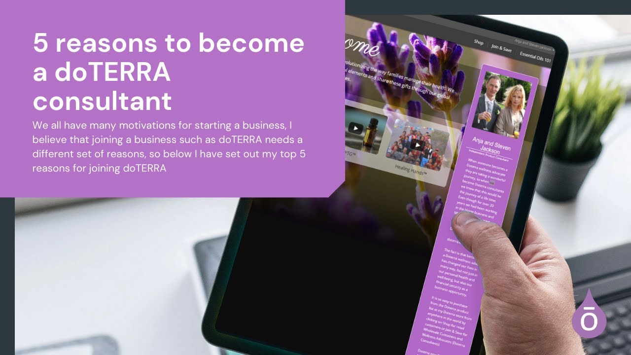 5 reasons to become a doTERRA consultant | How to become a doTERRA