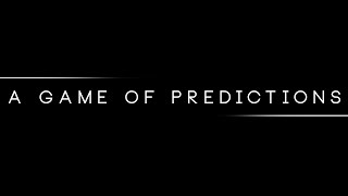A Game Of Predictions - Assassins Creed @Awes0me4ssassin