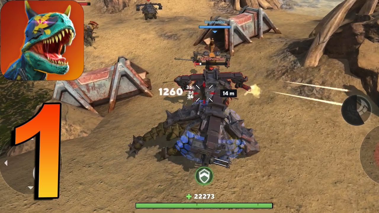 Dino Squad: Online Action - Walkthrough Gameplay part 1(iOS, Android)