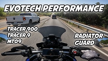 Evotech Performance Radiator Protector Install on a Tracer 900 GT