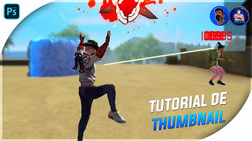 TUTORIAL DE THUMBNAIL FAZENDO EMOTE /THUMBNAIL ESTILO JUNINZ FF
