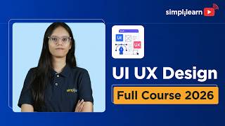Full UI and UX Design Full Course 2026 | UI and UX Design Tutorial for Beginners | Simplilearn Guide
