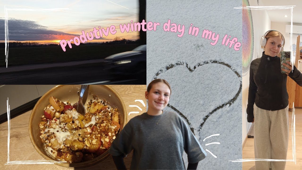 PRODUCTIVE WINTER DAY | lopen, lezen, visionboard,...