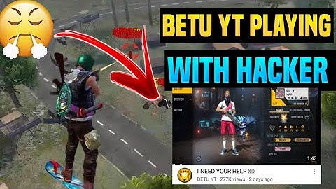 GLOBAL TOP 1 PLAYER (BETU YT)  PLAYING WITH HACKER 🔥 || BETU YT EXPOSSED ✖️ | SASTA ROASTER |