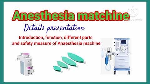 Anesthesia machine | Boyle’s machine / simple explanation @ABCsofAnaesthesia