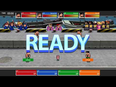 River City Melee Battle Royal Special STORY Nekketsu High School Gameplay