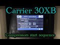Change Compressor starting sequence explain in Hindi Urdu Carrier chiller 30XB #chiller #hvac