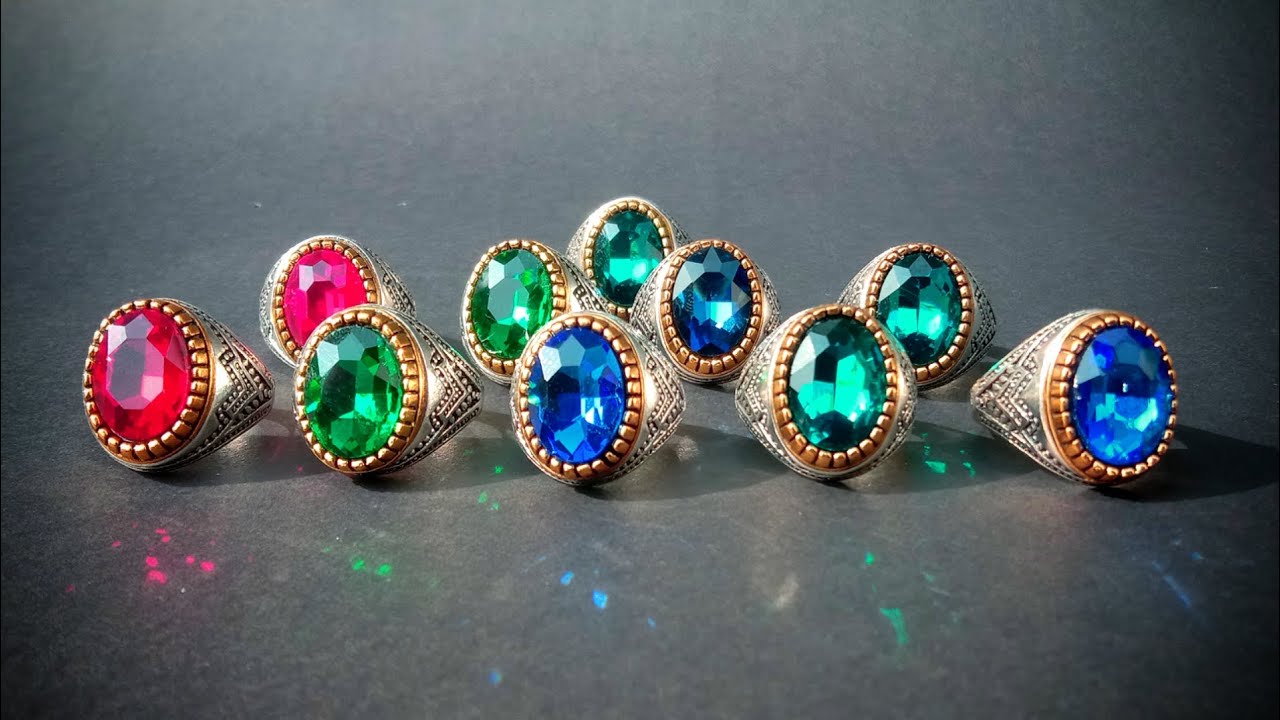 New Turkish Style Stone Rings For Men - YouTube