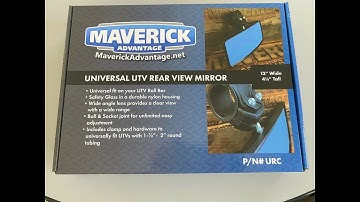 Maverick Advantage Universal UTV Round Roll Bar Mirror Installation