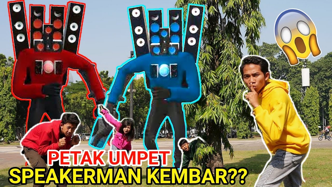 SEMBUNYI SEMBUNYIAN DARI SPEAKERMAN KEMBAR YANG JAHAT?? ARIK PANIK | Mikael TubeHD