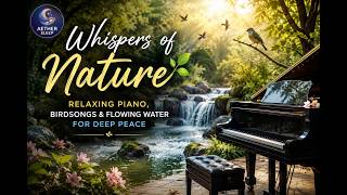 Whispers of Nature 🌿 Relaxing Piano, Birdsongs & Flowing Water for Deep Peace