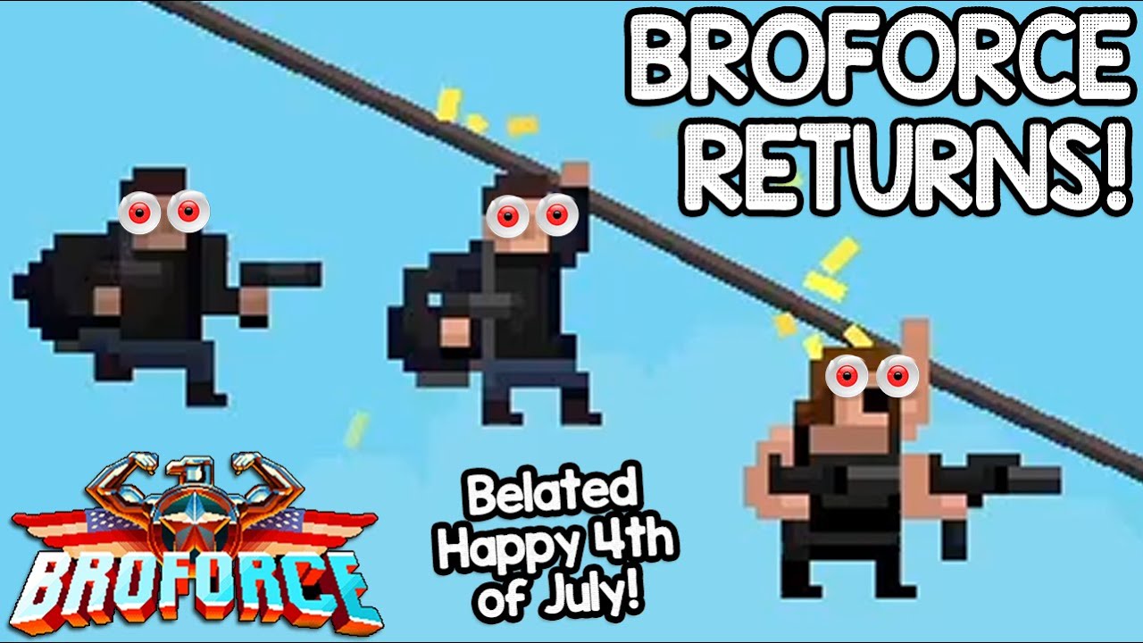 THE BROS RETURN! WITH AUDIO! – Let's Play Broforce
