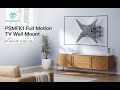 Perlesmith psmfk1 full motion tv wall mount  a flexible  dependable corner tv mount