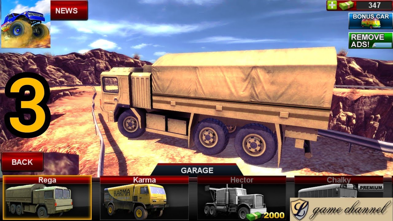 Offroad Legends Truck Trials android gameplay | heavy truck | 333 MAX LEVELS. l game channel
