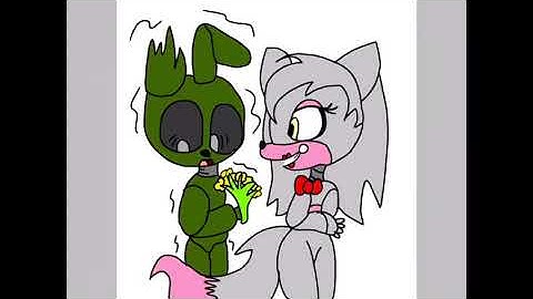 SPRINGTRAP x mangle 😂😂😂 speedpaint