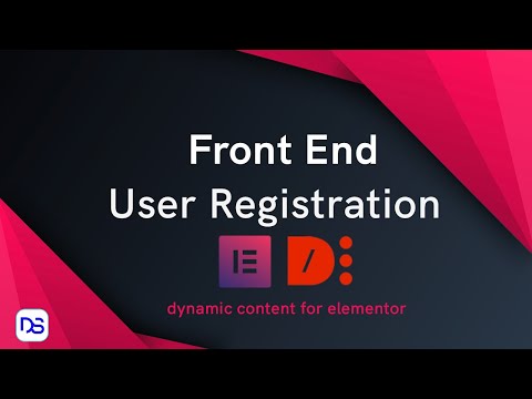 WordPress front end user registration with Elementor forms - dynamic content plugin