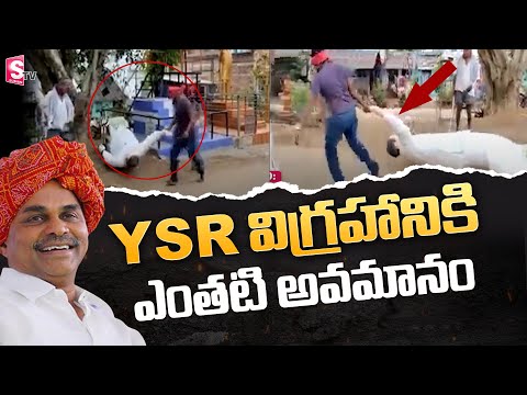 YSR Statue Destroyed