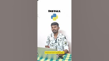 Python Tutorial for beginners in Tamil | #3 | install python #pythontutorial