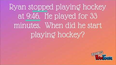 Elapsed time word problems