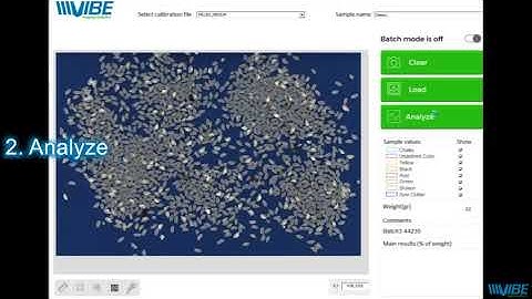 How To Analyze Rice Sample Using Vibe QM3 rice analyzer?