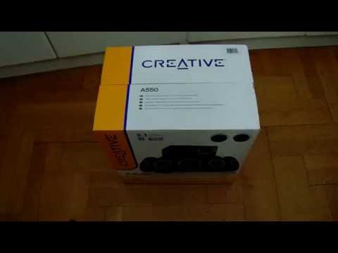 Unboxing #24/Creative A550 5.1