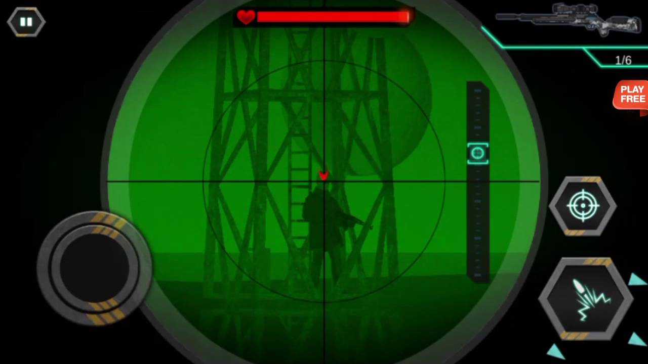 gaming logo Night Vision Sniper Assassin - Android Gameplay HD