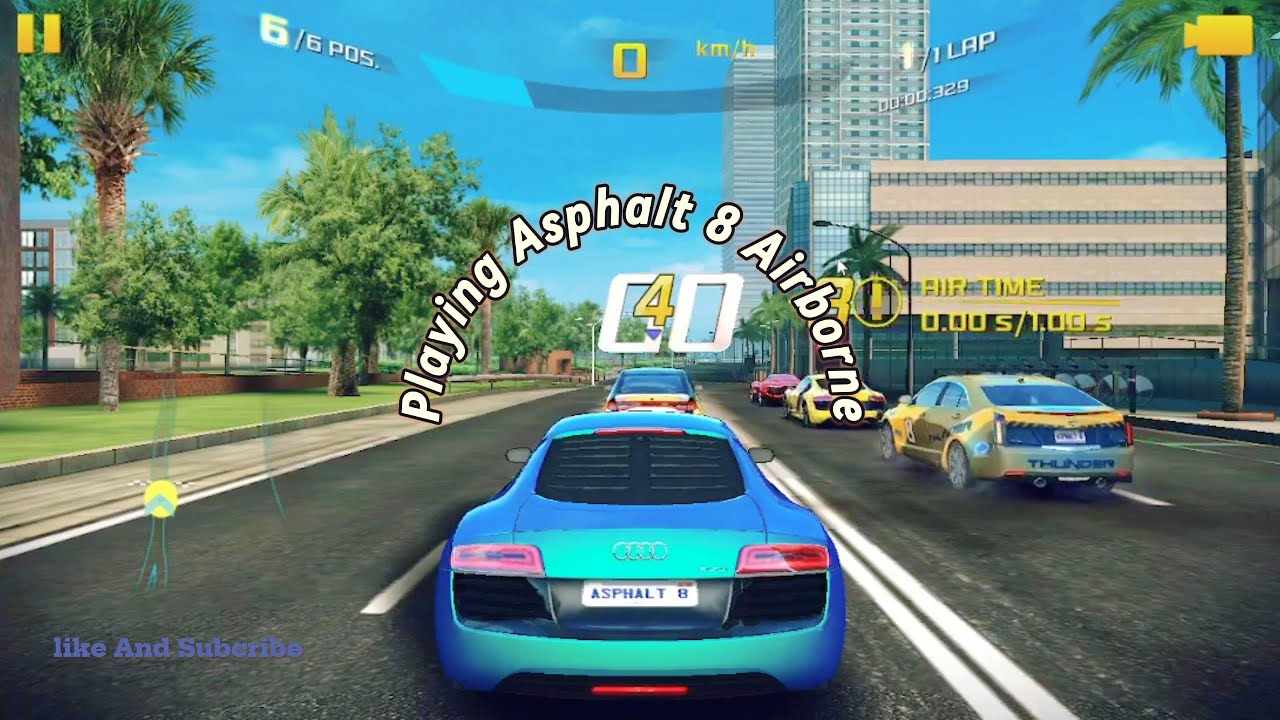 Playing Asphalt 8 Airborne !!! - YouTube