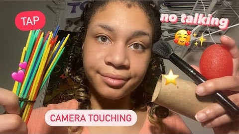 ASMR - Camera Touching with different Objects (Hannah)