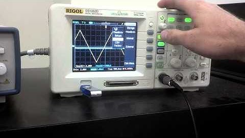 Exporting data from scope