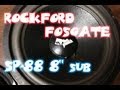 Old School Subwoofer Flex Rockford Fosgate SP-88 8" Sub Subwoofer