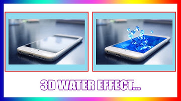 Photoshop Tutorial: Splash Water Effect in Photoshop CS-6 in Hindi | Create 3D Water Effect #Part-4
