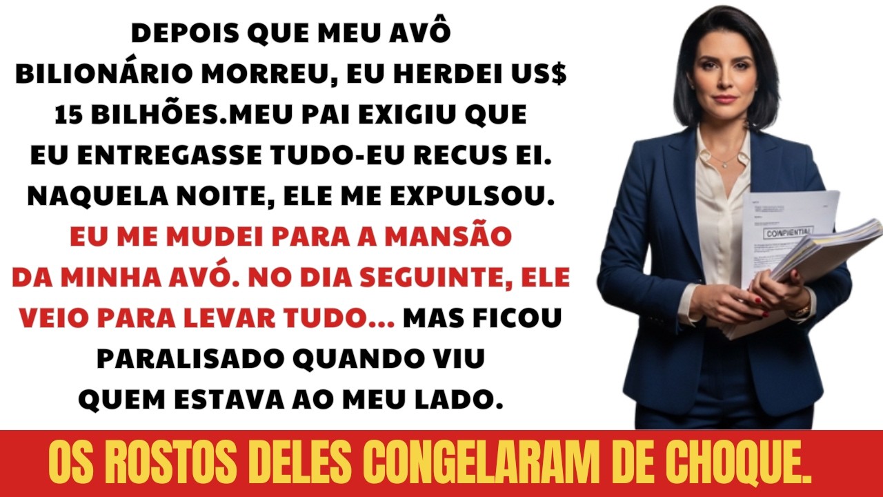 Herdei US$15 bilhões da minha avó — meu pai exigiu o dinheiro e eu recusei…