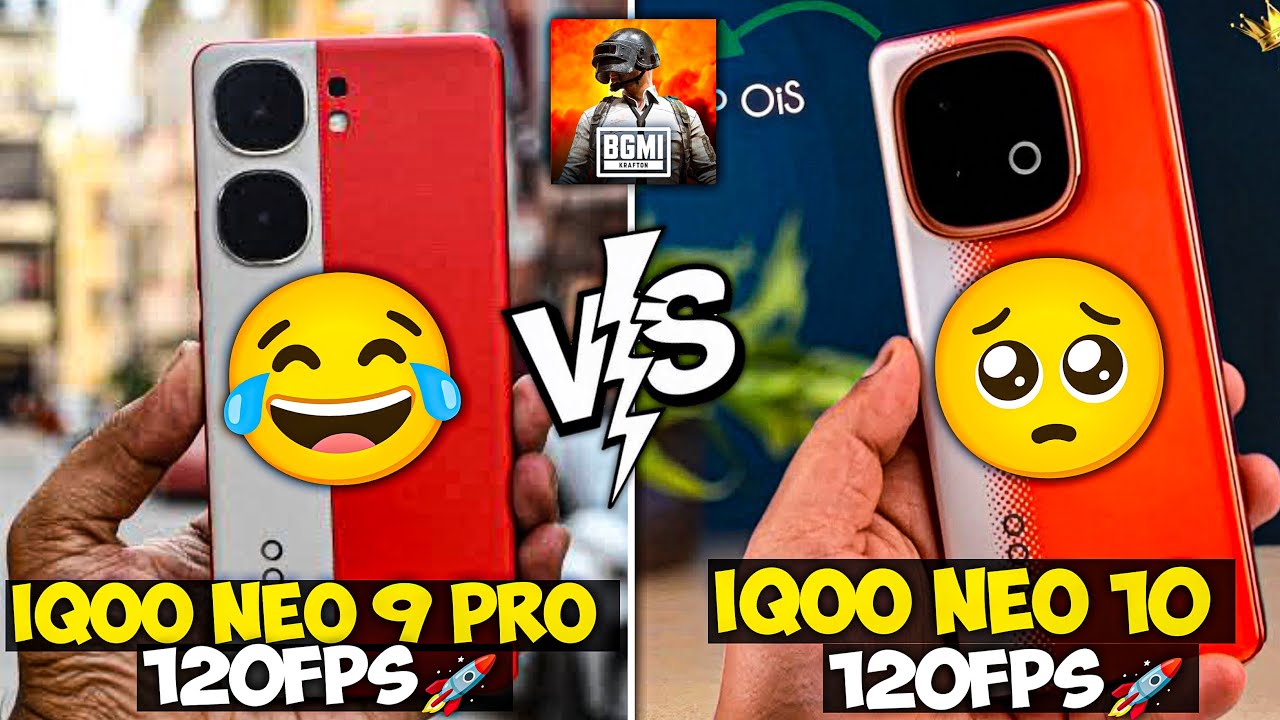 iQOO Neo 9 Pro vs iQOO Neo 10 BGMI Test 🔥 Best Gaming Phone 2025? Lag ...