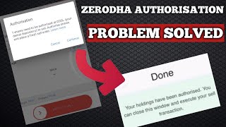 Cdsl Authorisation In Zerodha | How To Generate TPIN in Zerodha | Generate Tpin In Zerodha