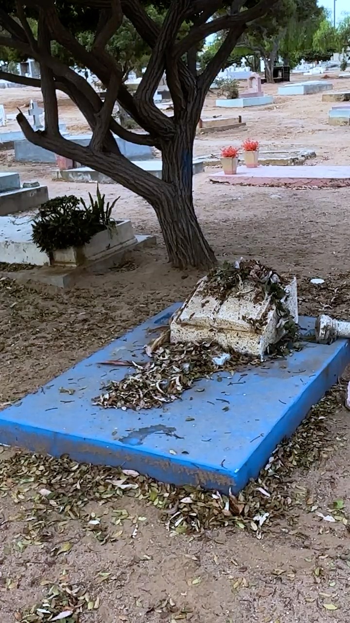 La tumba de un niño que Dios se llevó muy rápido