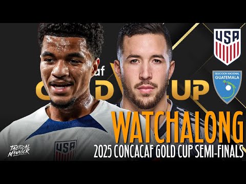 USA vs Guatemala live watchalong | USMNT 2025 Gold Cup