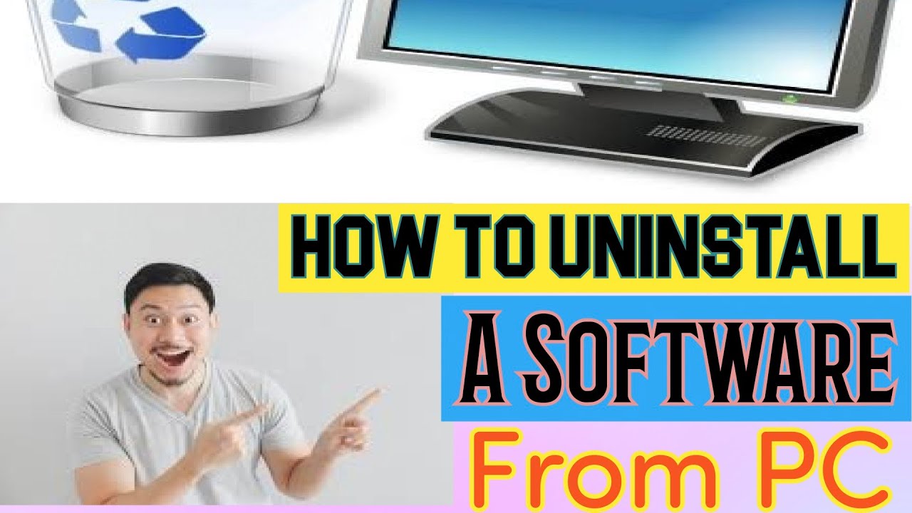 How to uninstall a software from PC or Laptop || Just few step foreword ...