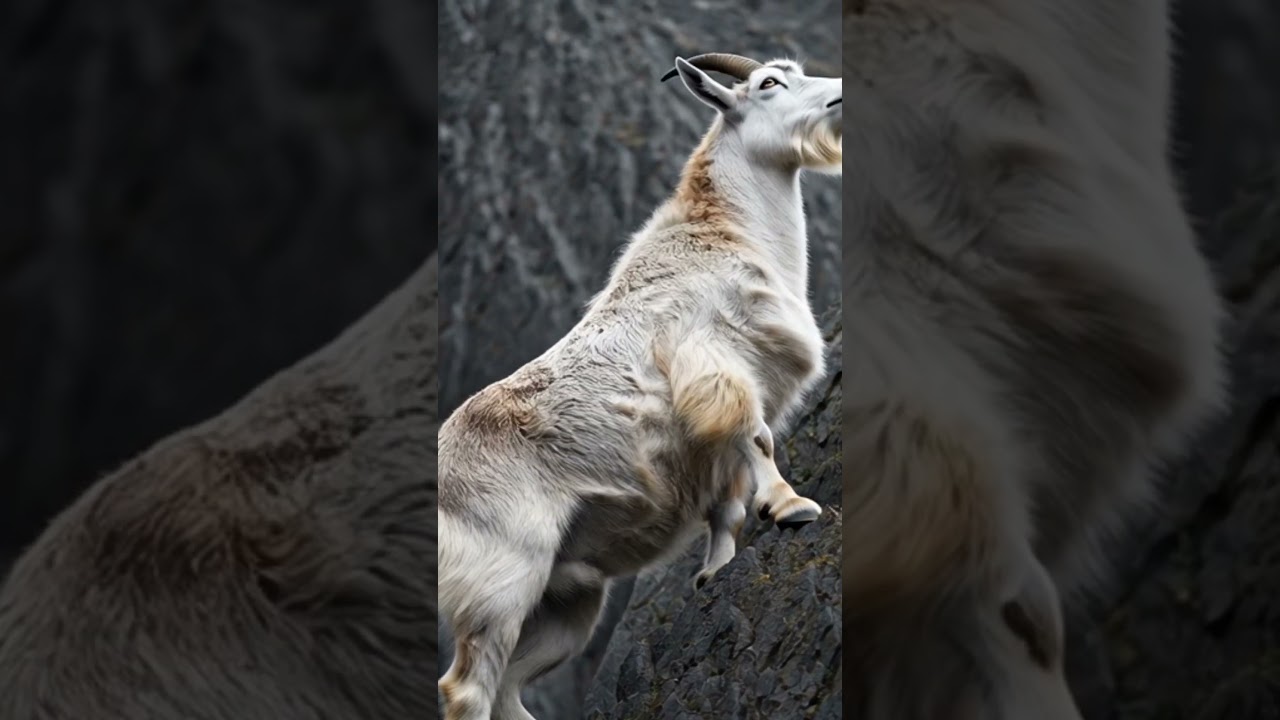 Rare Markhor Walking in Rocky Mountains | Wildlife Short🐐