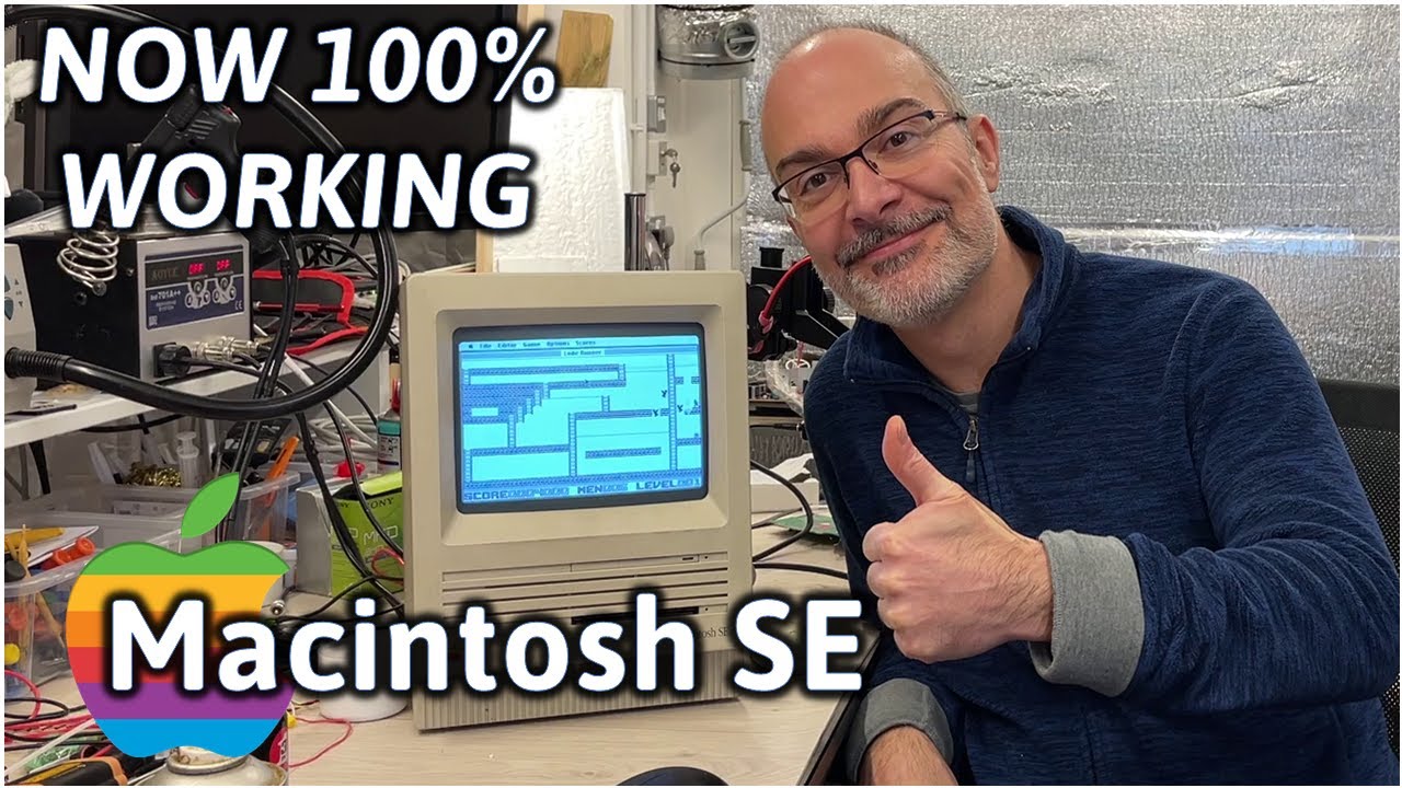 100% Fixed Apple Macintosh SE - YouTube