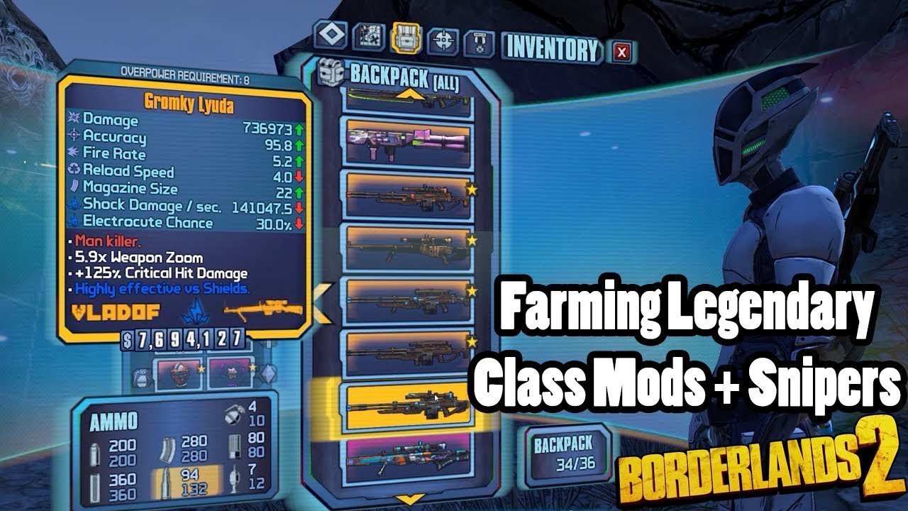 legendary class mods borderlands 2