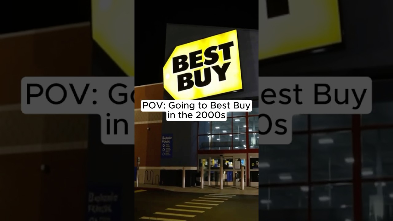 POV: Best Buy in the 2000s. #nostalgia #childhood #2000s #90s #retro #90skids #nostalgic
