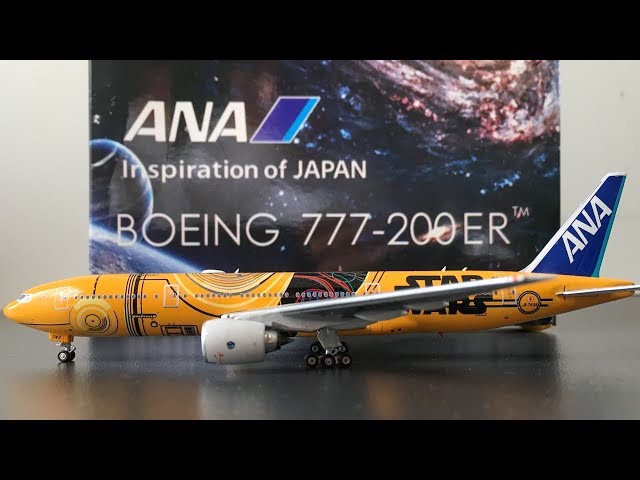 MachBirdz 1:400 ANA 777-200 'C3PO' Unboxing and Review - YouTube