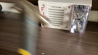 SMASHING MY SIMPLEX 4903-9221 WITH A HAMMER