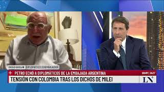 Petro pide una disculpa oficial por los dichos de Milei. Tensión con Colombia. El análisis de Guelar