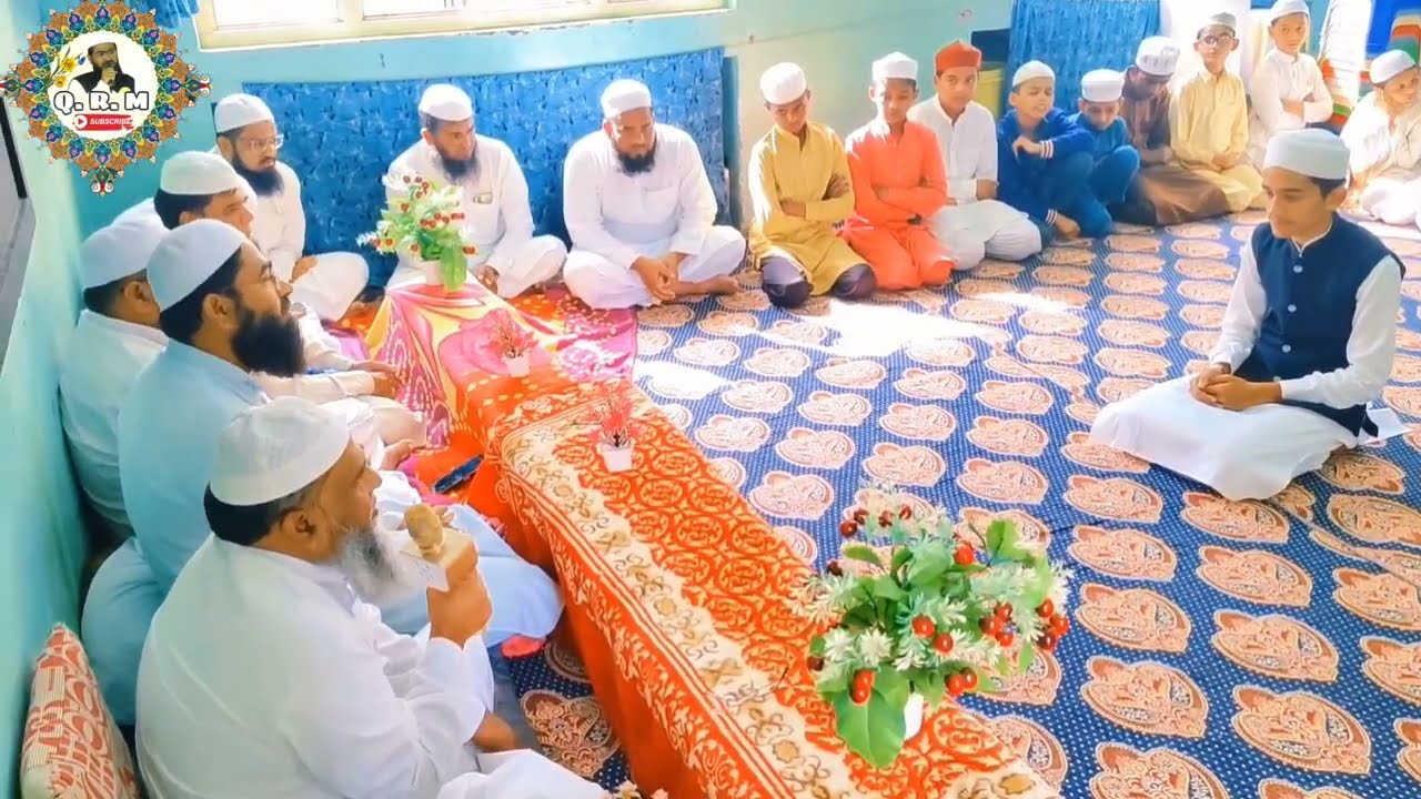 تکمیل حفظ قرآن کریم محمد فیضان ابن حافظ شکیل صاحب کرالہ متعلم جامعہ عمربن خطاب کنج کھیڑا